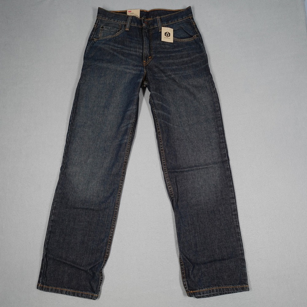 Levi's 550 Jeans Mens 29x30 Dark Wash Relaxed Fit NWT Denim